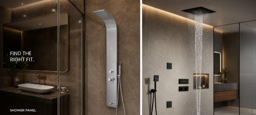 Shower Panel vs Shower Head